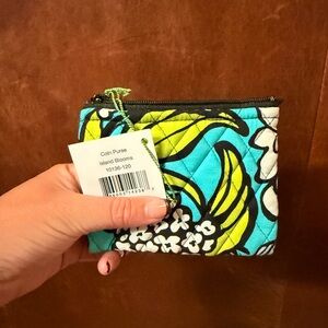 Vera Bradley Island Blooms Coin Purse